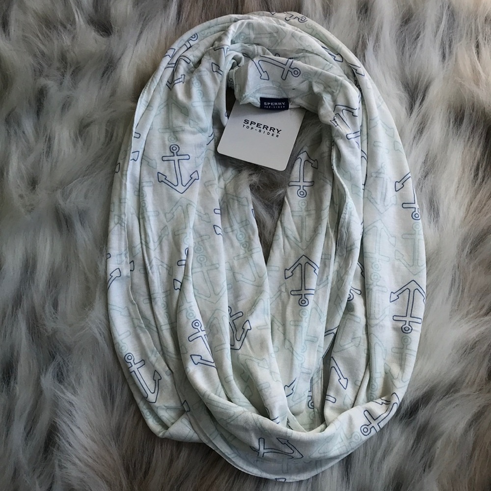 Sperry Anchor Nautical Print Scarf